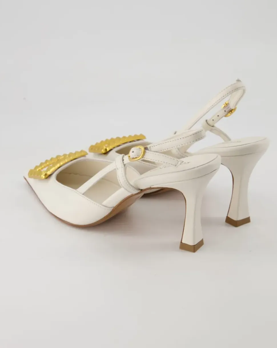 0634 Slingpumps in Weiß