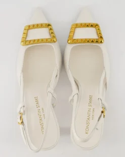 0634 Slingpumps in Weiß