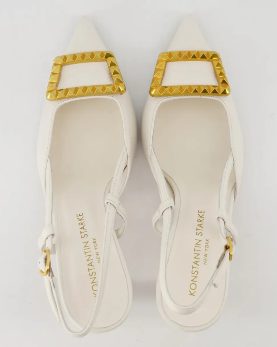 0634 Slingpumps in Weiß