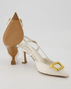 0634 Slingpumps in Weiß