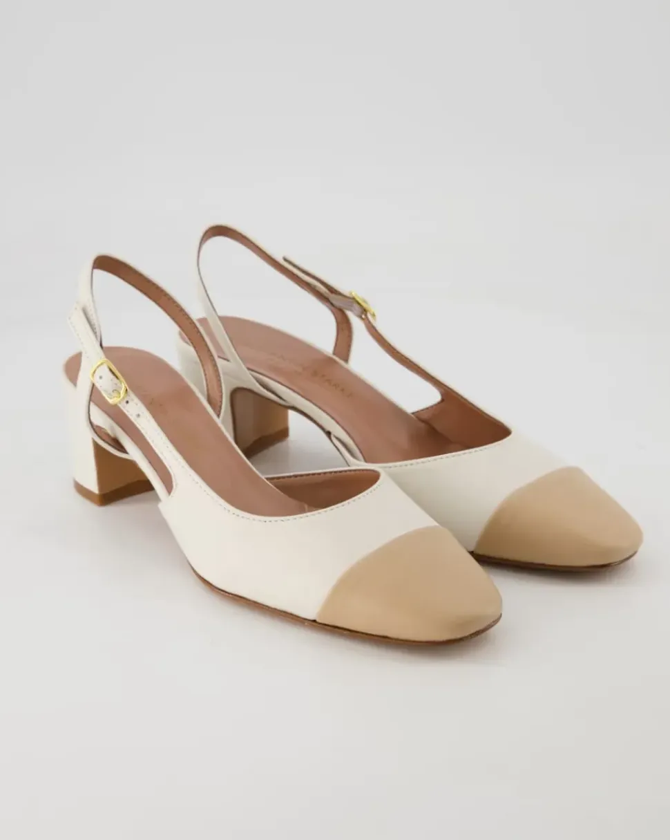 Sling Slingpumps in Weiß