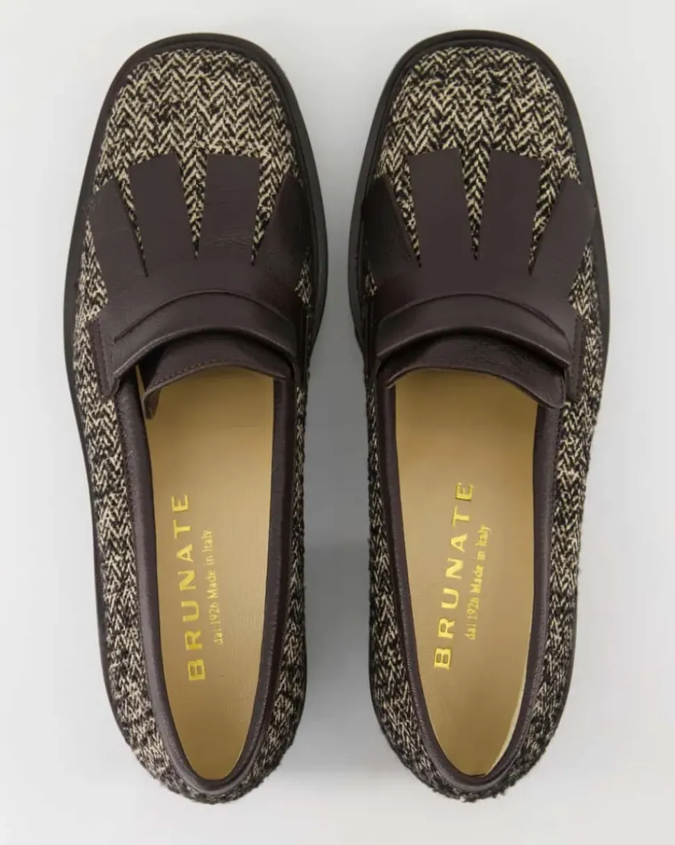32343 Slipper in Braun