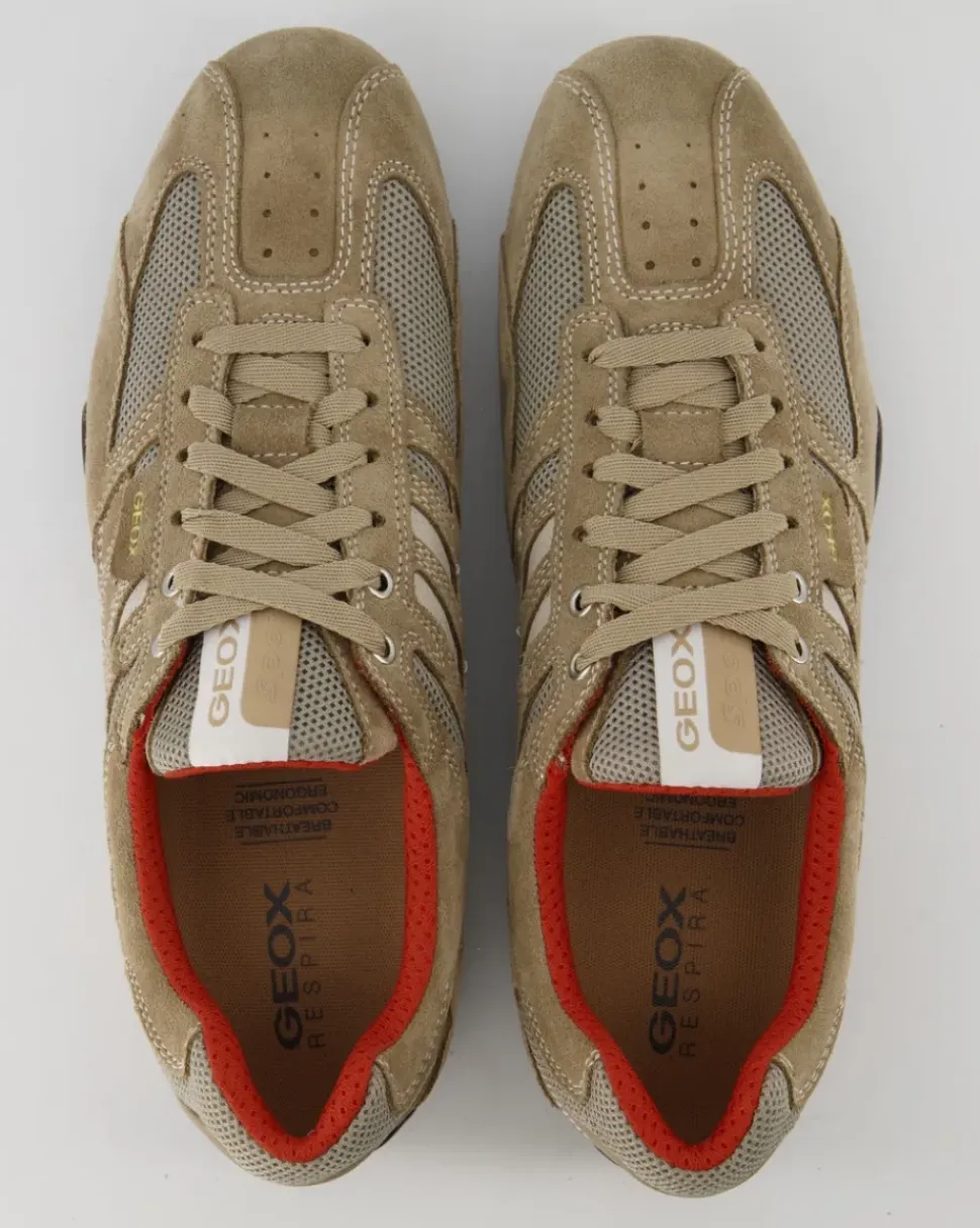 Snake Sneaker in Beige