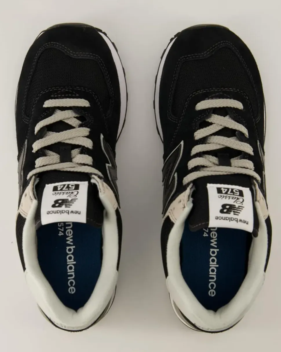 574 Sneaker in Schwarz