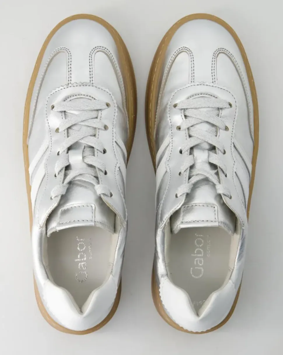 66.435.80 Sneaker in Silber
