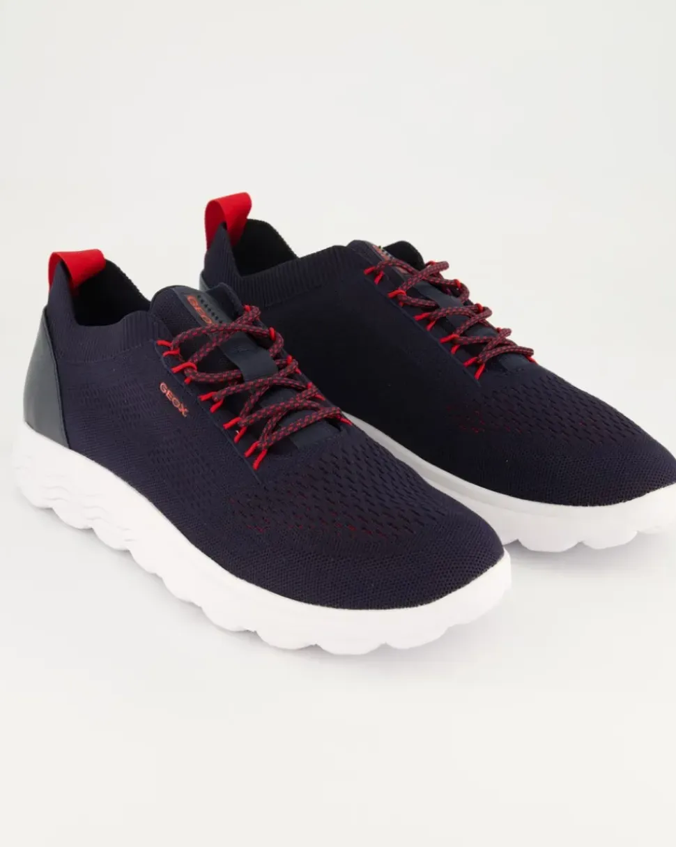 SPHERICA A - KNITTED TEXT. Sneaker in Blau