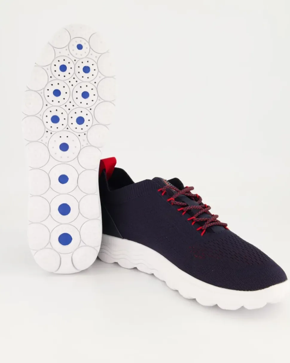 SPHERICA A - KNITTED TEXT. Sneaker in Blau
