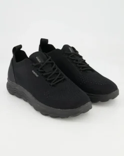 SPHERICA A - KNITTED TEXT. Sneaker in Schwarz
