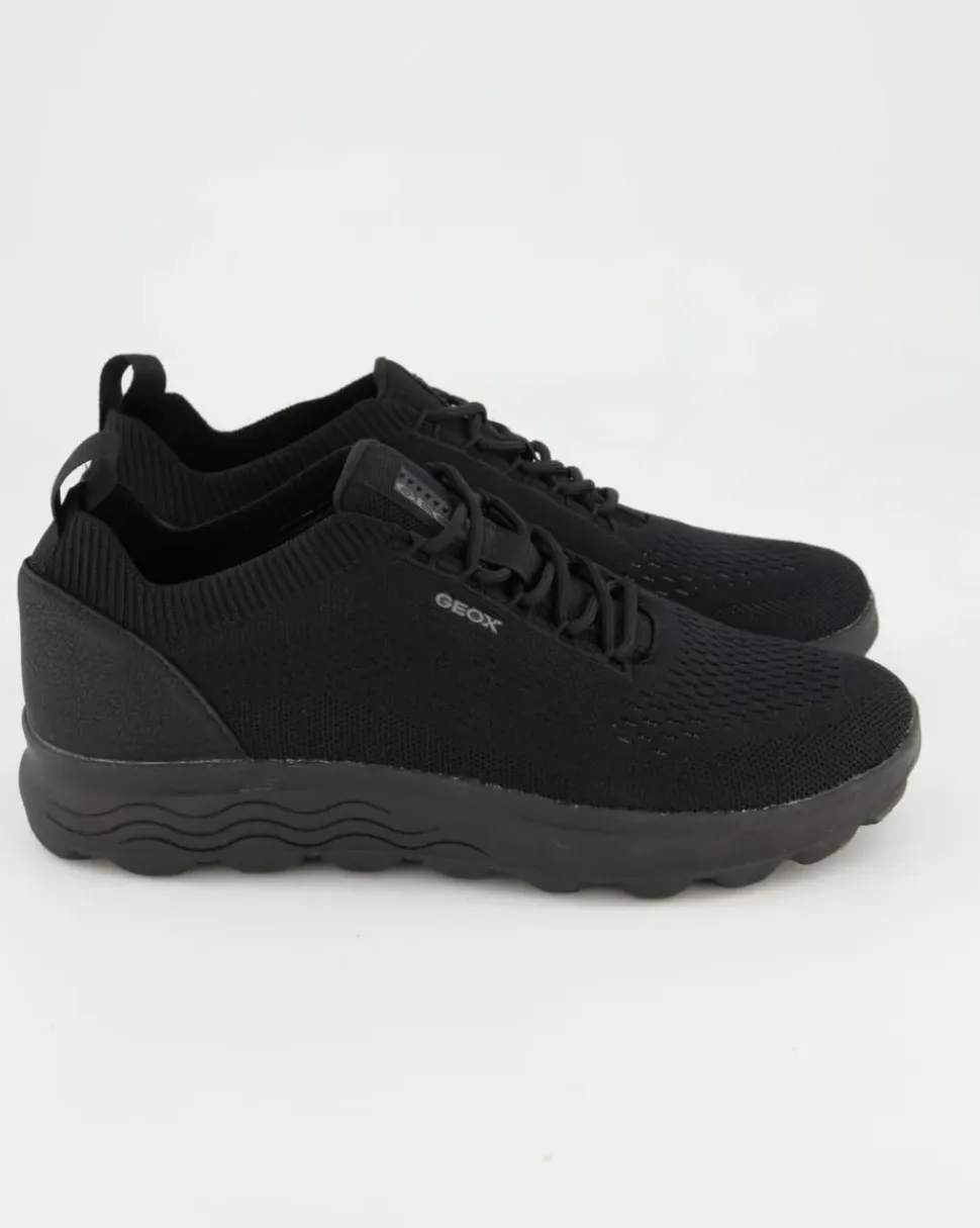 SPHERICA A - KNITTED TEXT. Sneaker in Schwarz