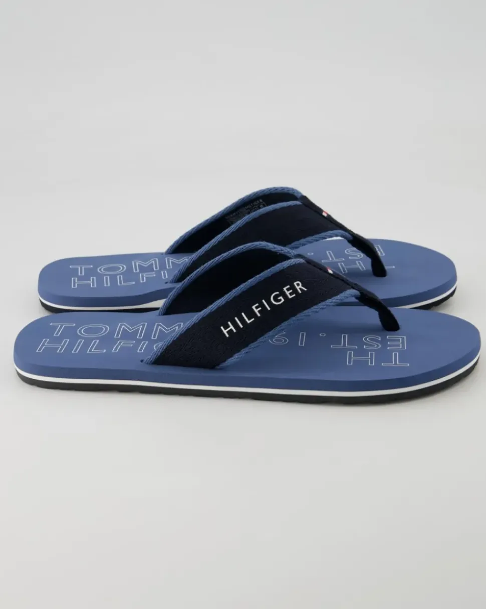 Sporty Beach Sandal Zehentrenner in Blau