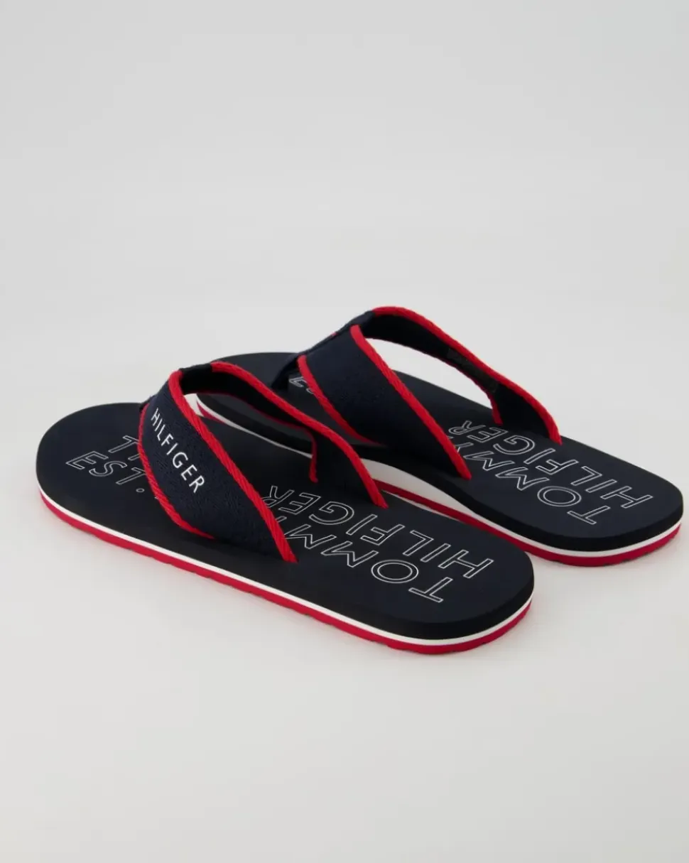 Sporty Beach Sandal Zehentrenner in Blau