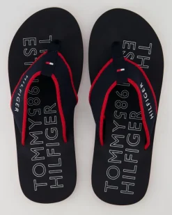 Sporty Beach Sandal Zehentrenner in Blau