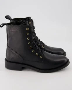 S1-1635 Stiefeletten in Schwarz