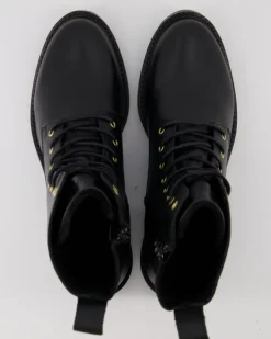 S1-1635 Stiefeletten in Schwarz