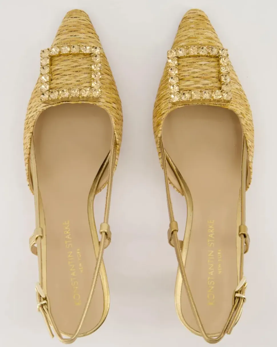 Stefi Slingpumps in Gold