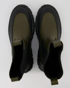Stiefelette Chelsea Boots in Grün