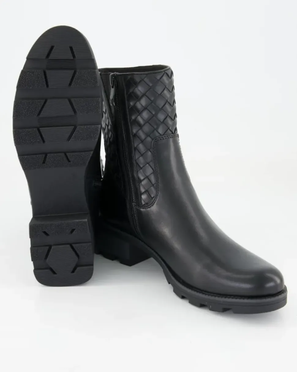 9-25429-43/022 Stiefeletten in Schwarz