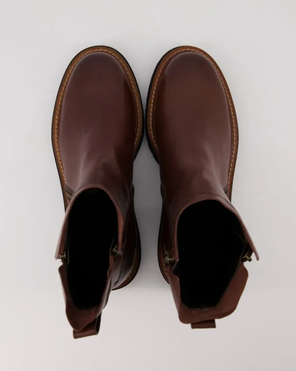 Stiefelette Stiefeletten in Braun