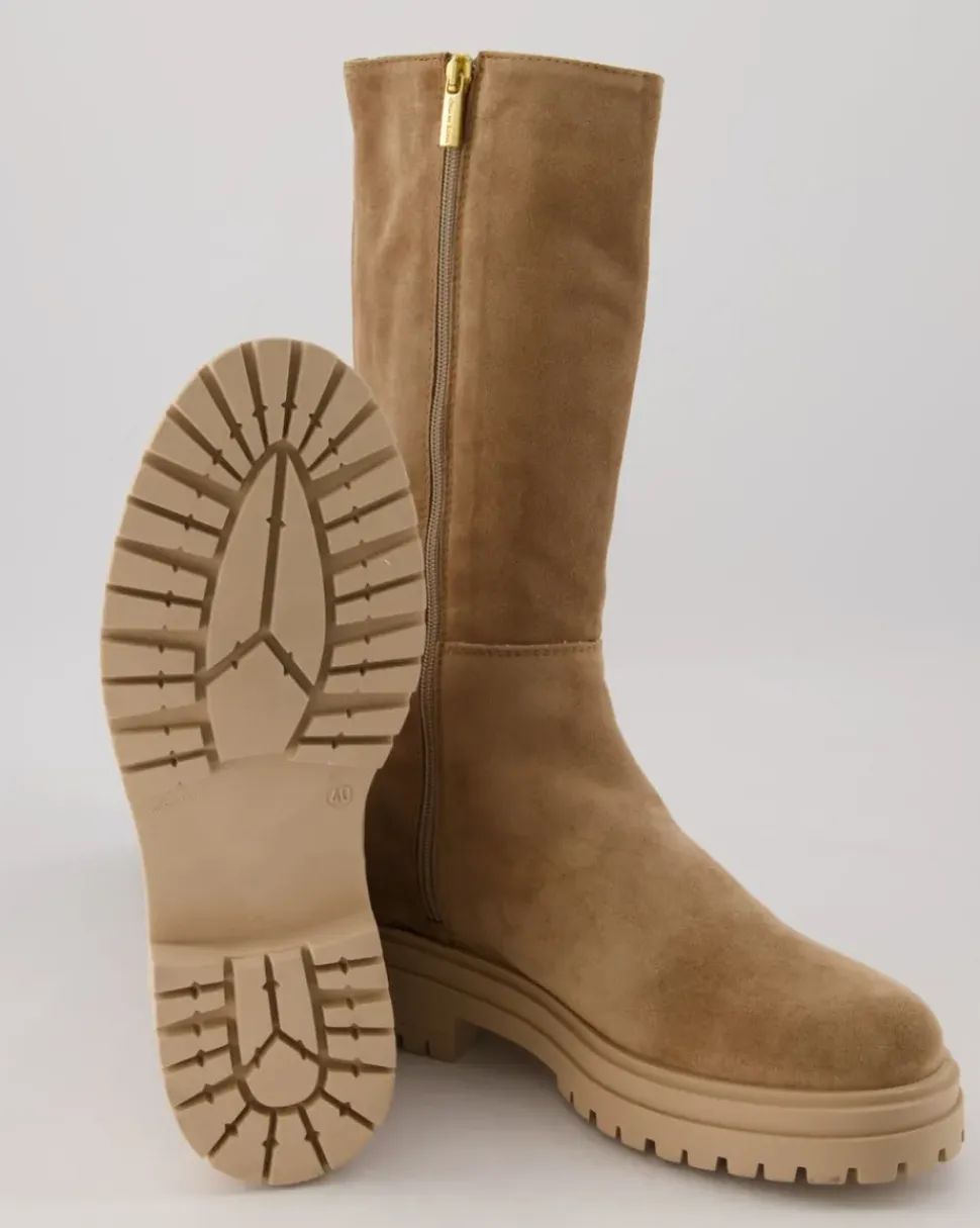 Stiefelette Stiefel in Beige