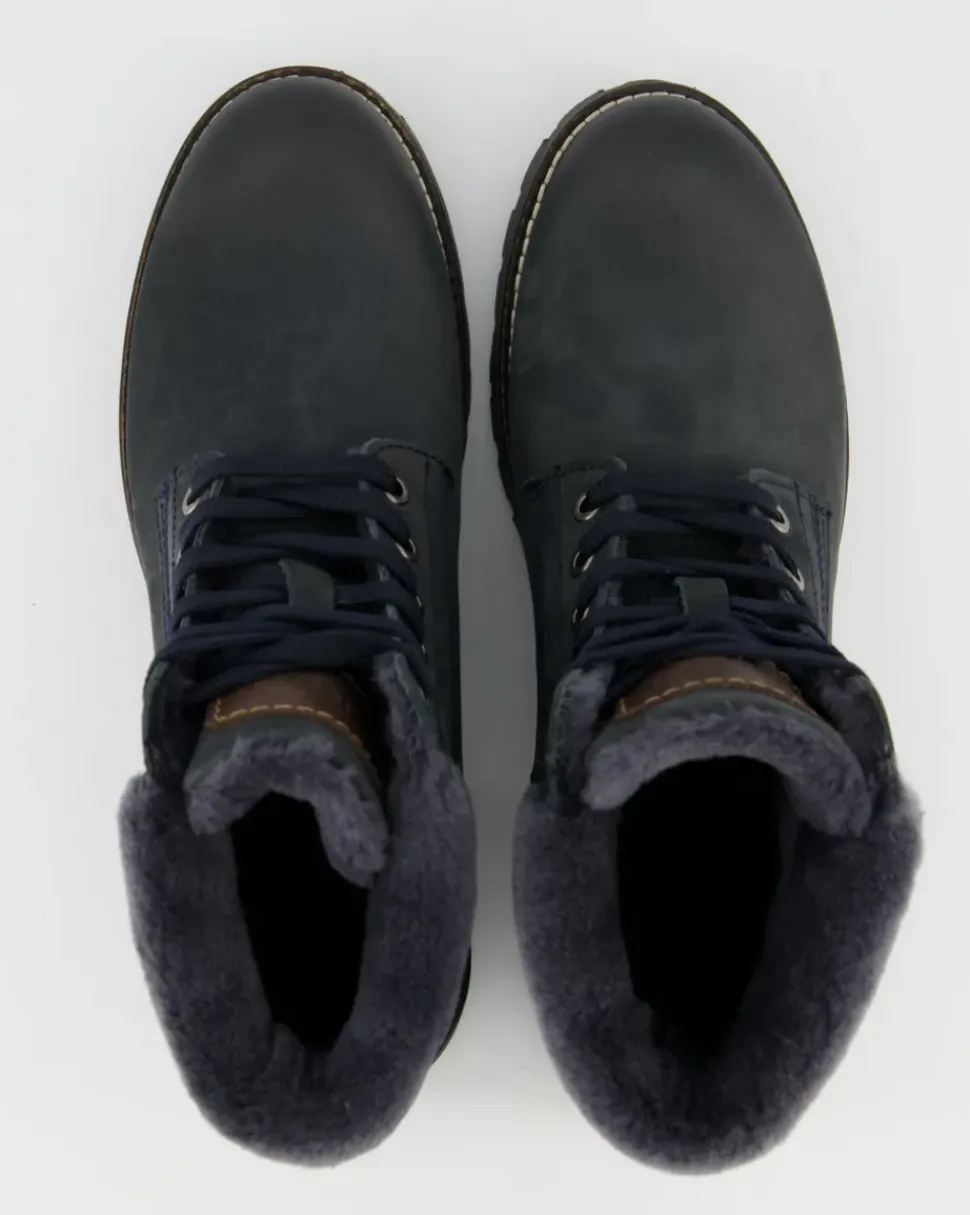 Stiefelette Winterschuhe in Blau
