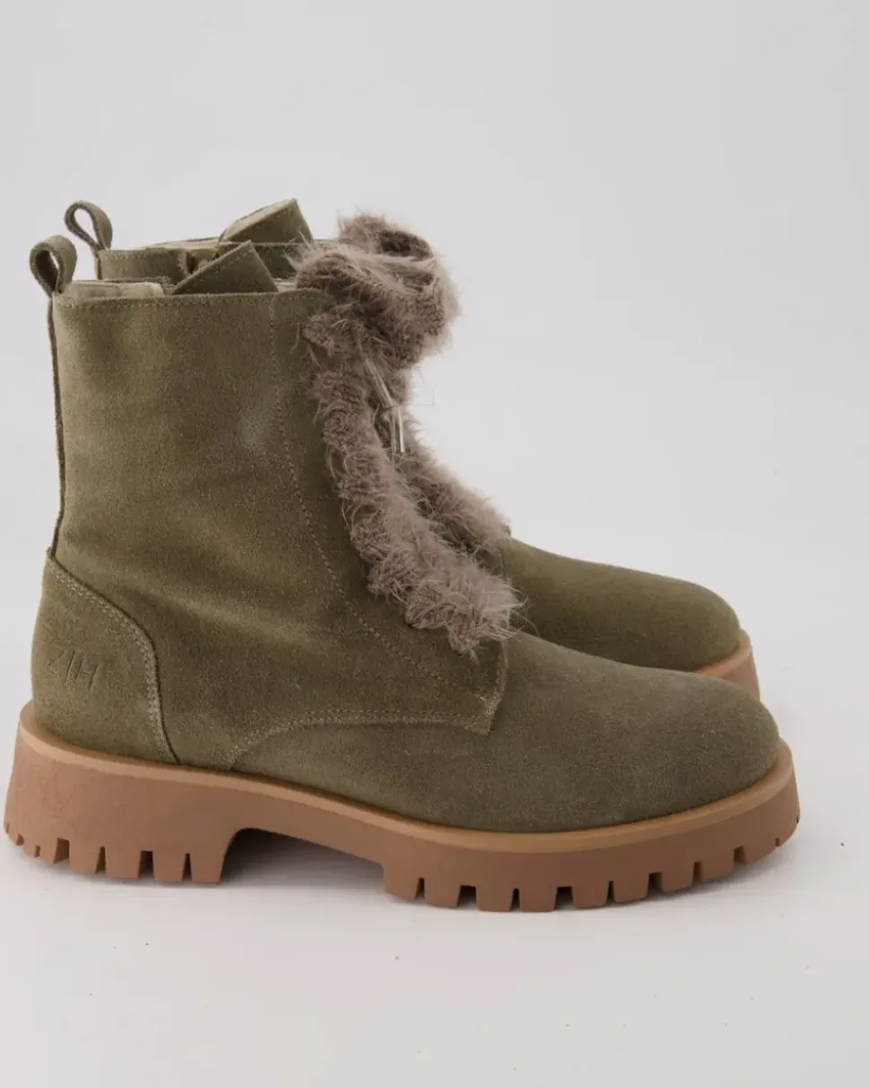 Stiefelette Winterschuhe in Grün