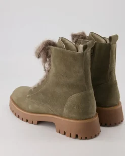Stiefelette Winterschuhe in Grün