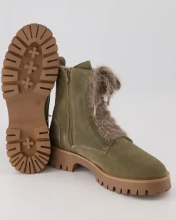 Stiefelette Winterschuhe in Grün