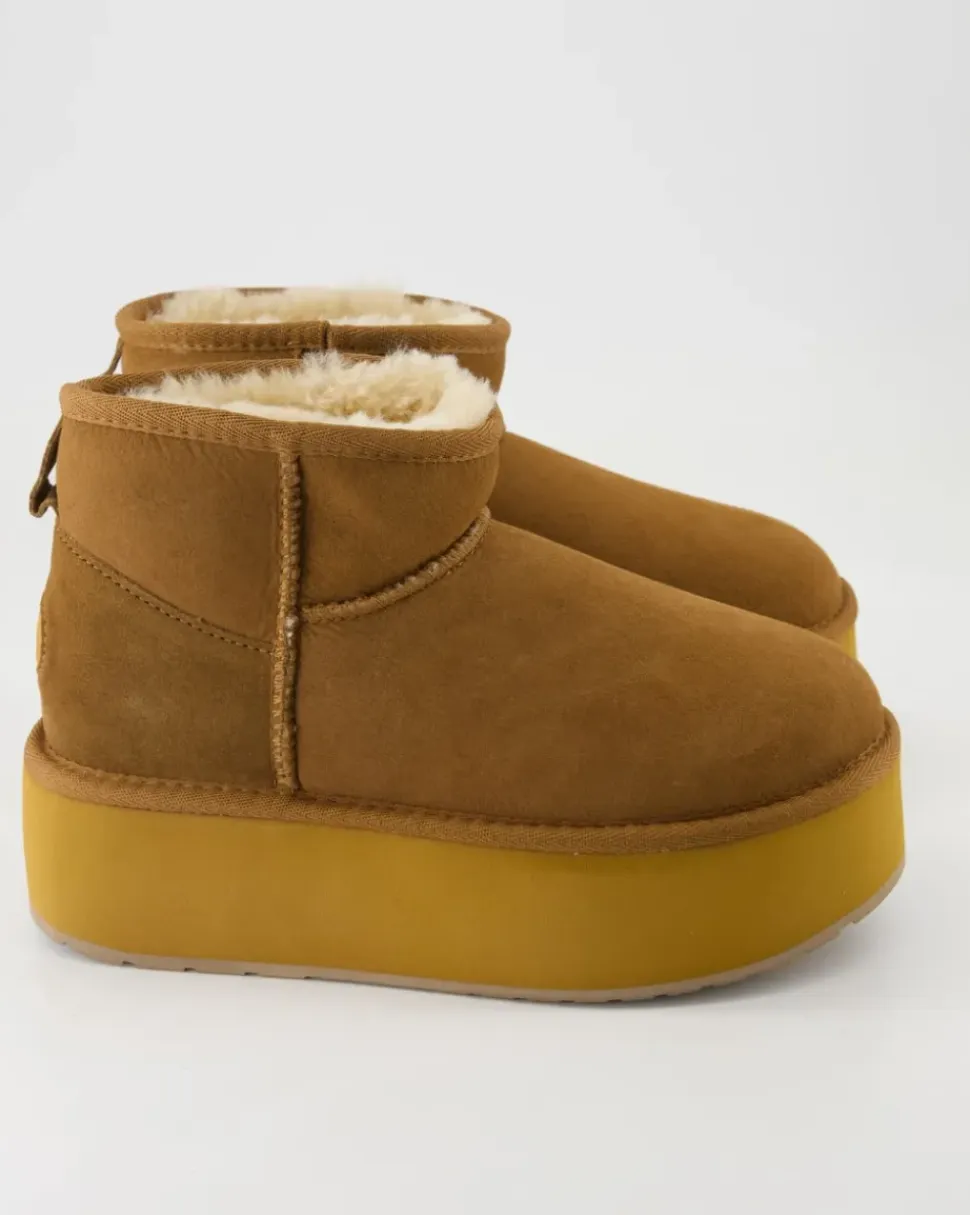 Stinger Micro Flatform Winterstiefel in Beige
