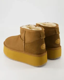 Stinger Micro Flatform Winterstiefel in Beige