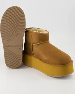 Stinger Micro Flatform Winterstiefel in Beige