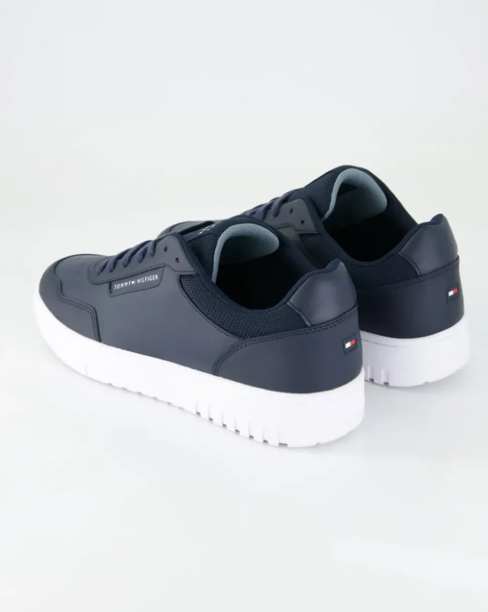 TH BASKET CORE LTH PINPERF Sneaker in Blau