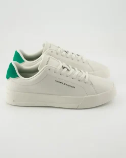 TH COURT LTH DETAIL ESS Sneaker in Weiß
