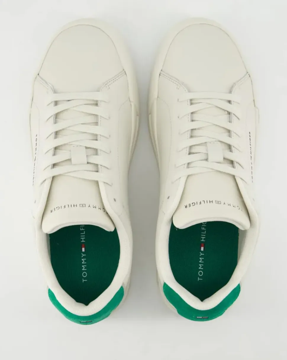 TH COURT LTH DETAIL ESS Sneaker in Weiß