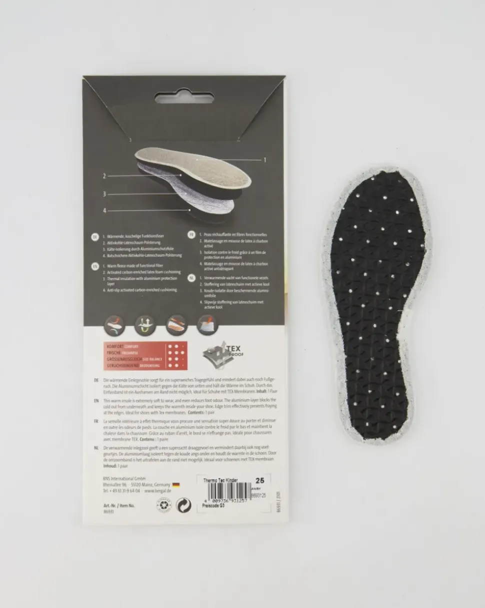 Thermo Tec Kinder Einlegesohlen in Grau