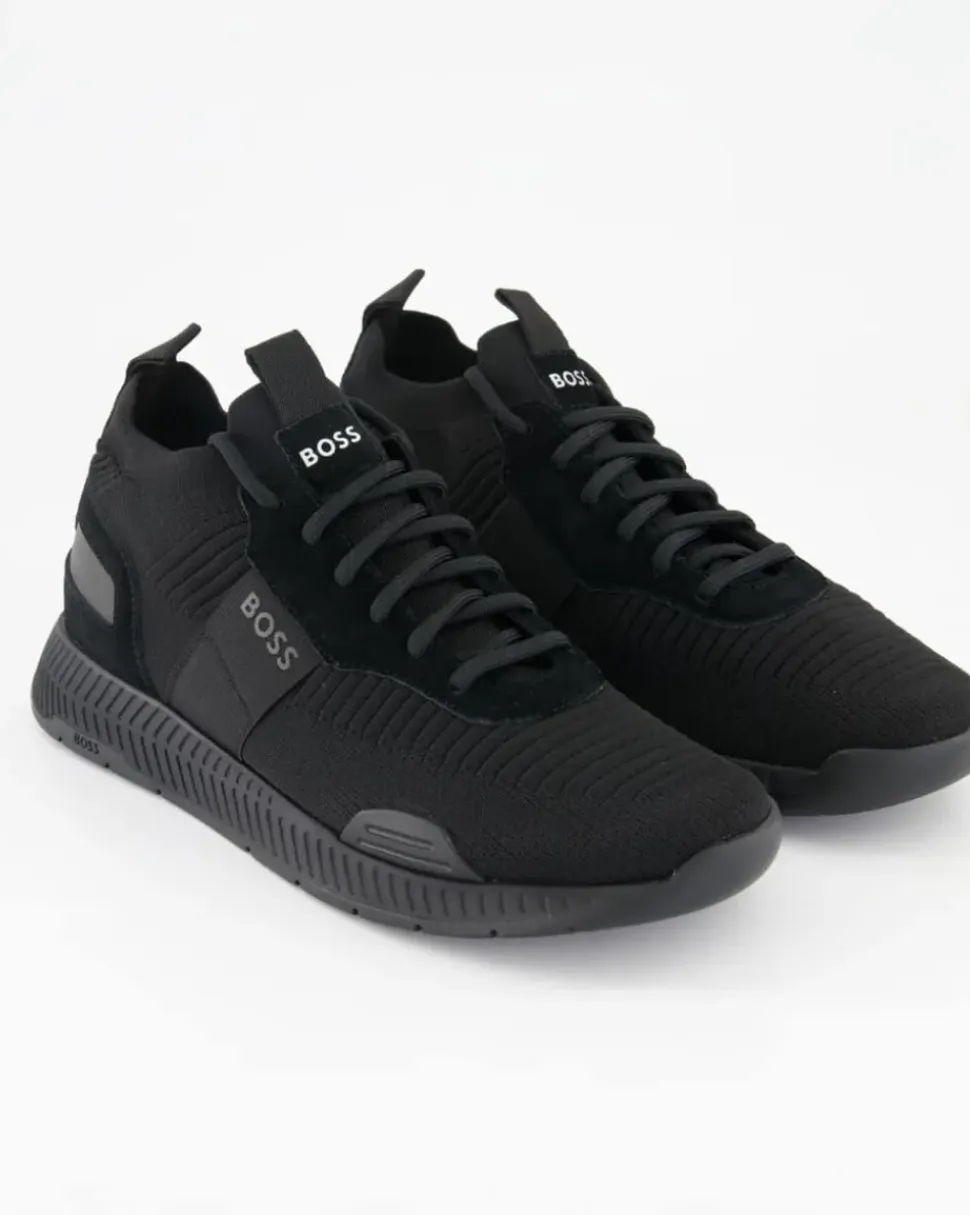 Titanium Runn Sneaker in Schwarz