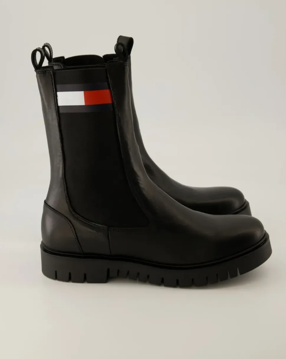 TJW Long Chelsea Boot Chelsea Boots in Schwarz