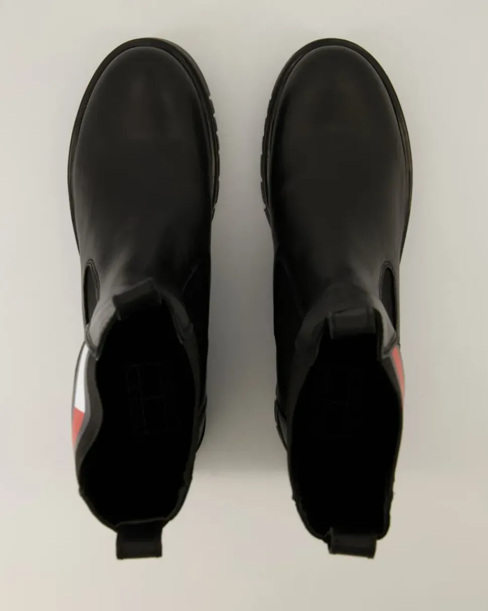TJW Long Chelsea Boot Chelsea Boots in Schwarz