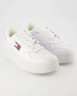 TJW Retro Basket Flatform Sneaker in Weiß
