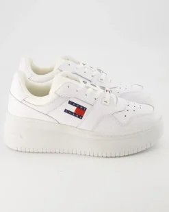 TJW Retro Basket Flatform Sneaker in Weiß