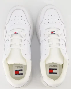 TJW Retro Basket Flatform Sneaker in Weiß
