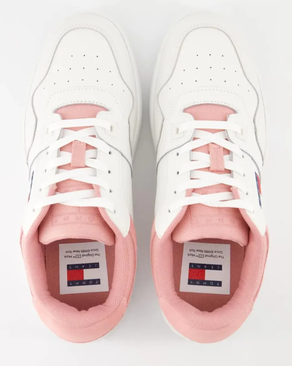 TJW Retro Basket Sneaker in Weiß