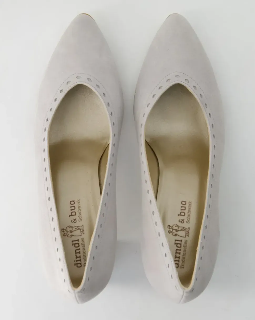 1207 Trachtenschuhe in Grau