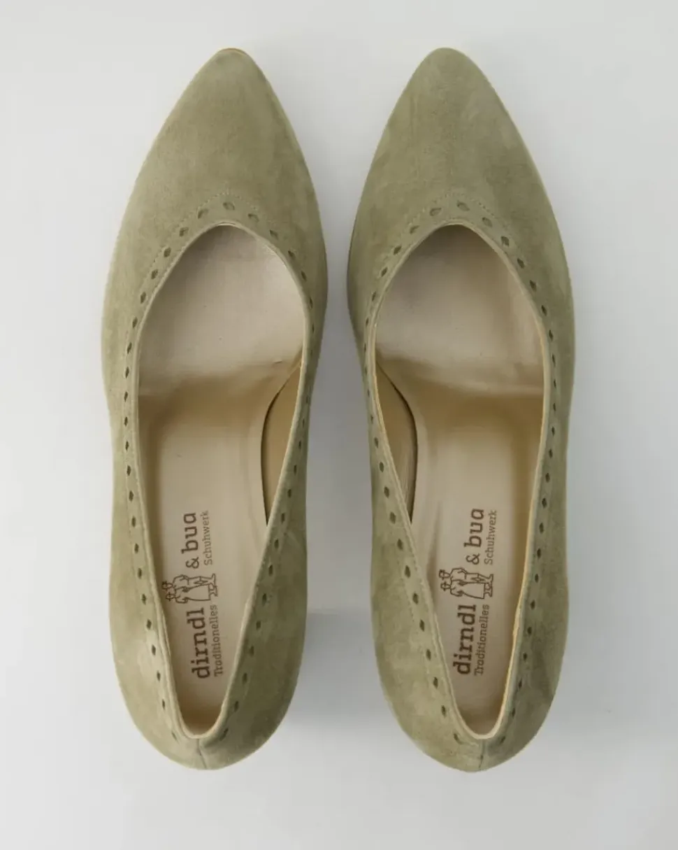 1207 Trachtenschuhe in Grün