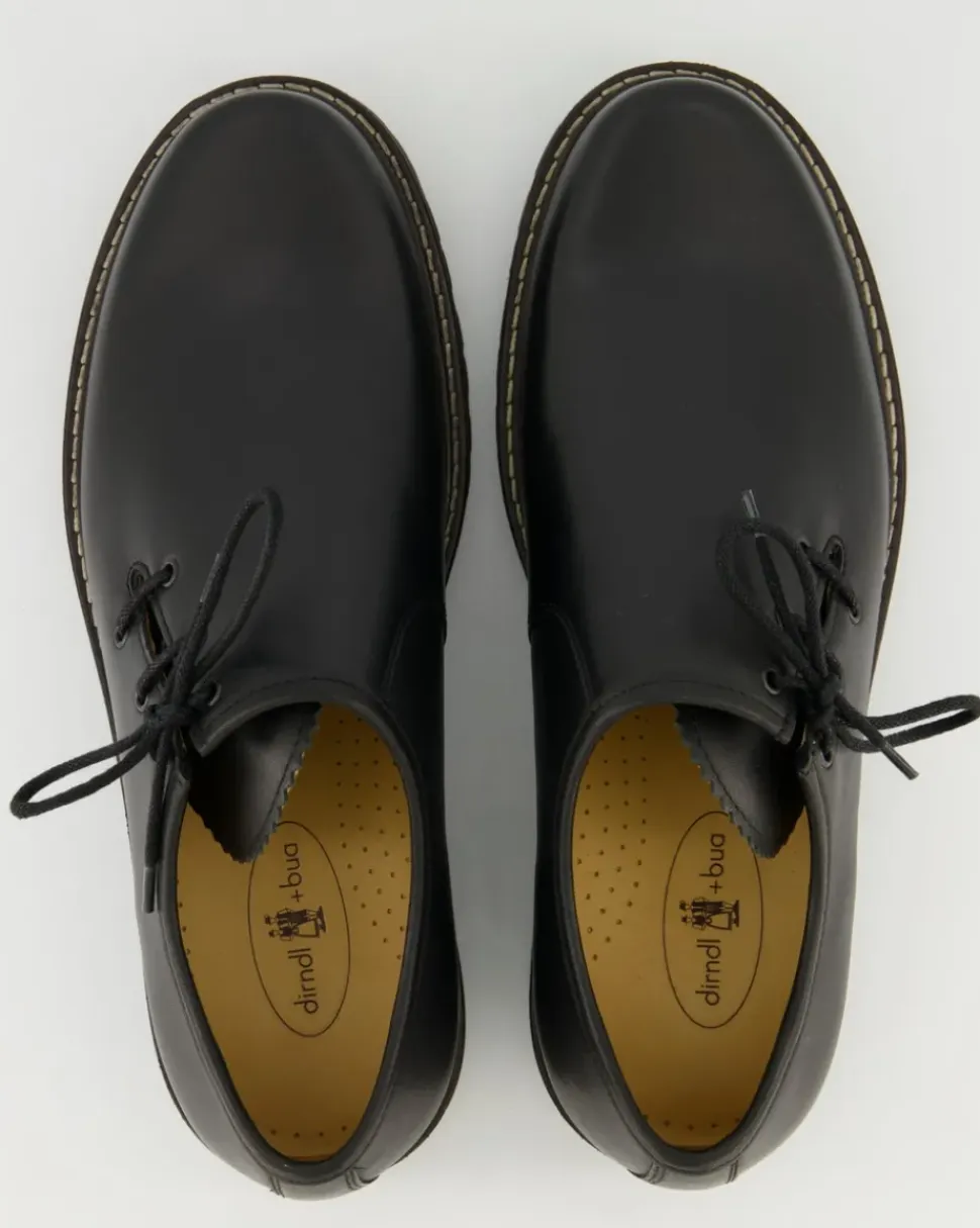 6054-03 Trachtenschuhe in Schwarz