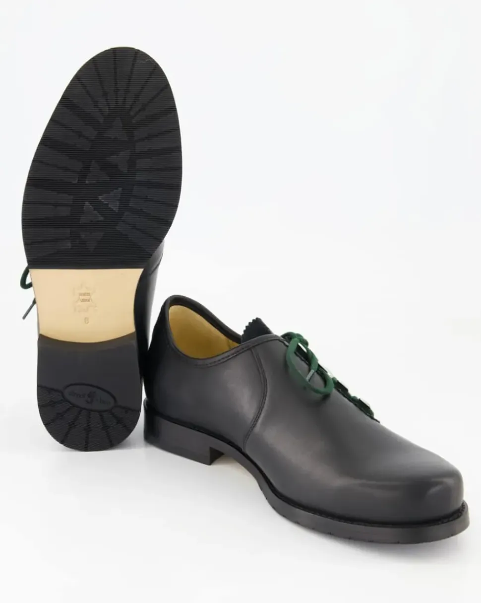 6068-01 Trachtenschuhe in Schwarz