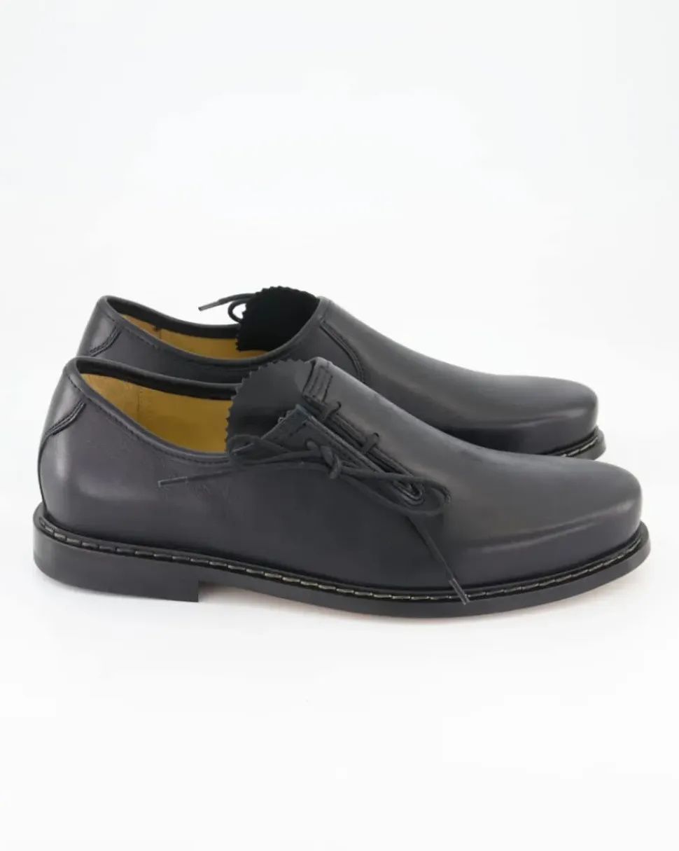 6727-01 Trachtenschuhe in Schwarz