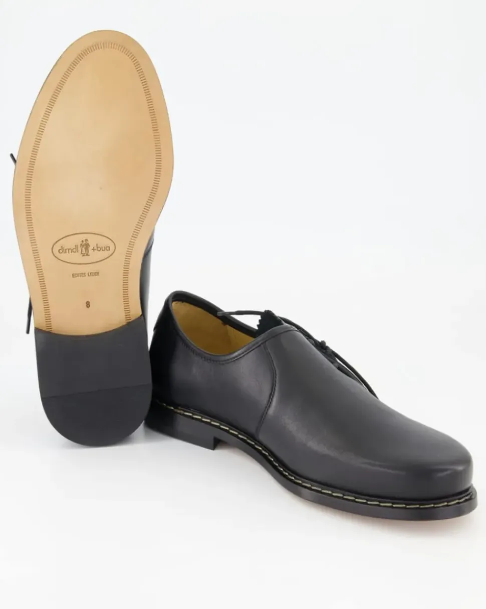 6727-01 Trachtenschuhe in Schwarz
