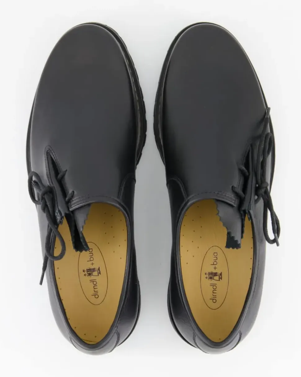 6728-01 Trachtenschuhe in Schwarz