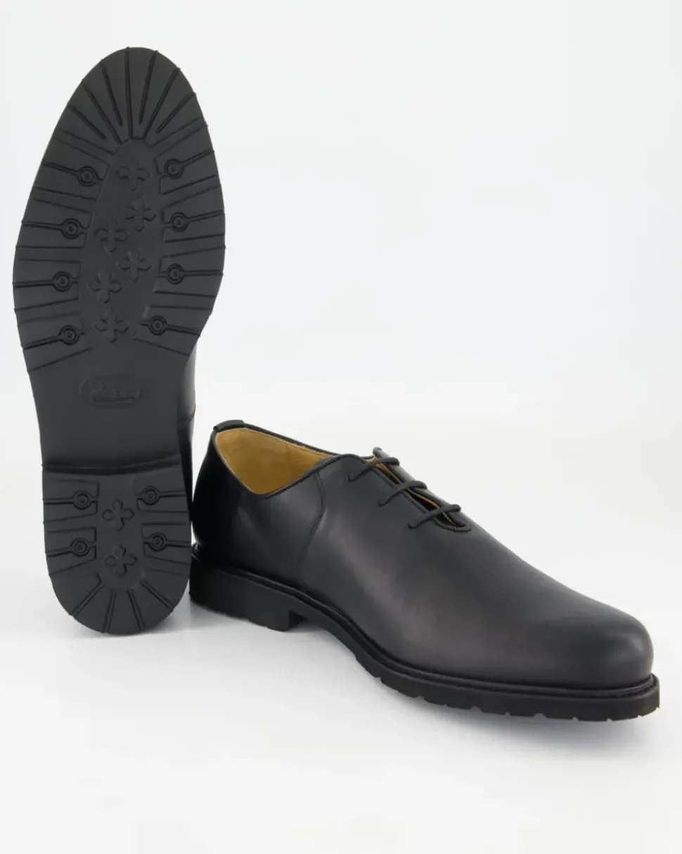 6744-01 Trachtenschuhe in Schwarz