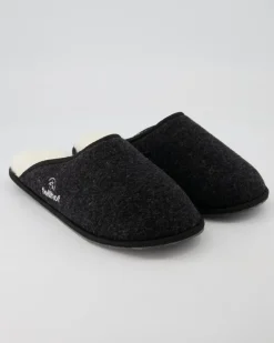 Trendy Filz Hausschuhe in Grau